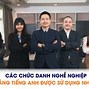 Chức Danh Chuyên Môn Tiếng Anh Là Gì