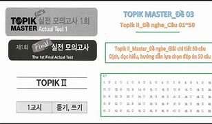 Đáp Án Đề Đọc Topik Master